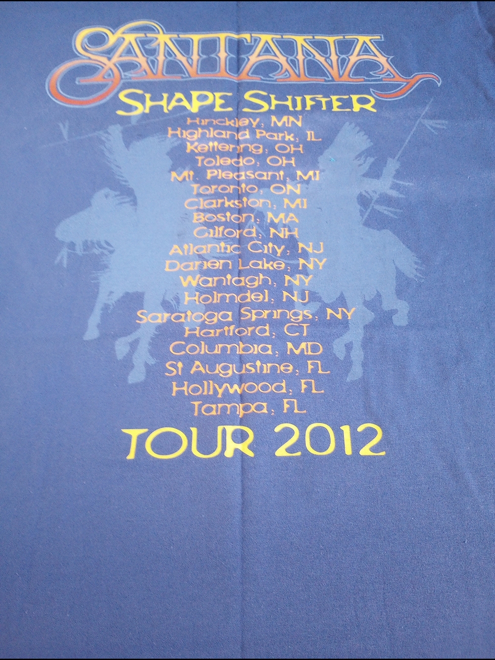 Santana Shape Shifter Graphic Tee - Blue - Picture 3 of 4